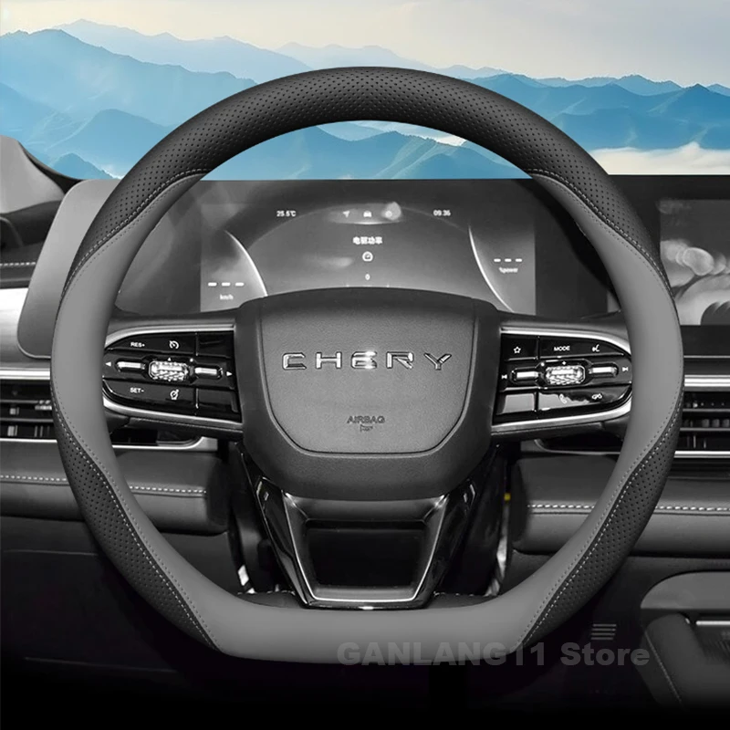 

Автомобильный чехол на руль для Chery Arrizo 5 6 7 серии Omoda 5 E5, кожаный чехол на руль Chery Arrizo, аксессуары