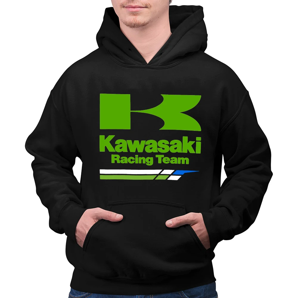 Kawasaki motorcycle Men New Hoodie Spring Autumn Y2K Fashion Male Sweatshirt 2024 New Sport Women Coats