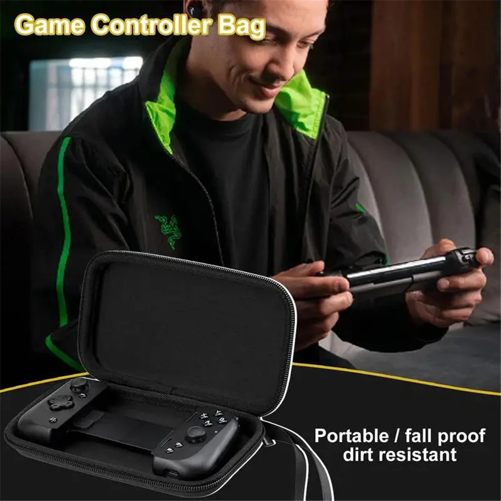 Mallette de rangement rigide pour Razer Kishi V2 contrleur de jeu Mobile bote de rangement de transport de voyage Portable organisateur noir de voyage