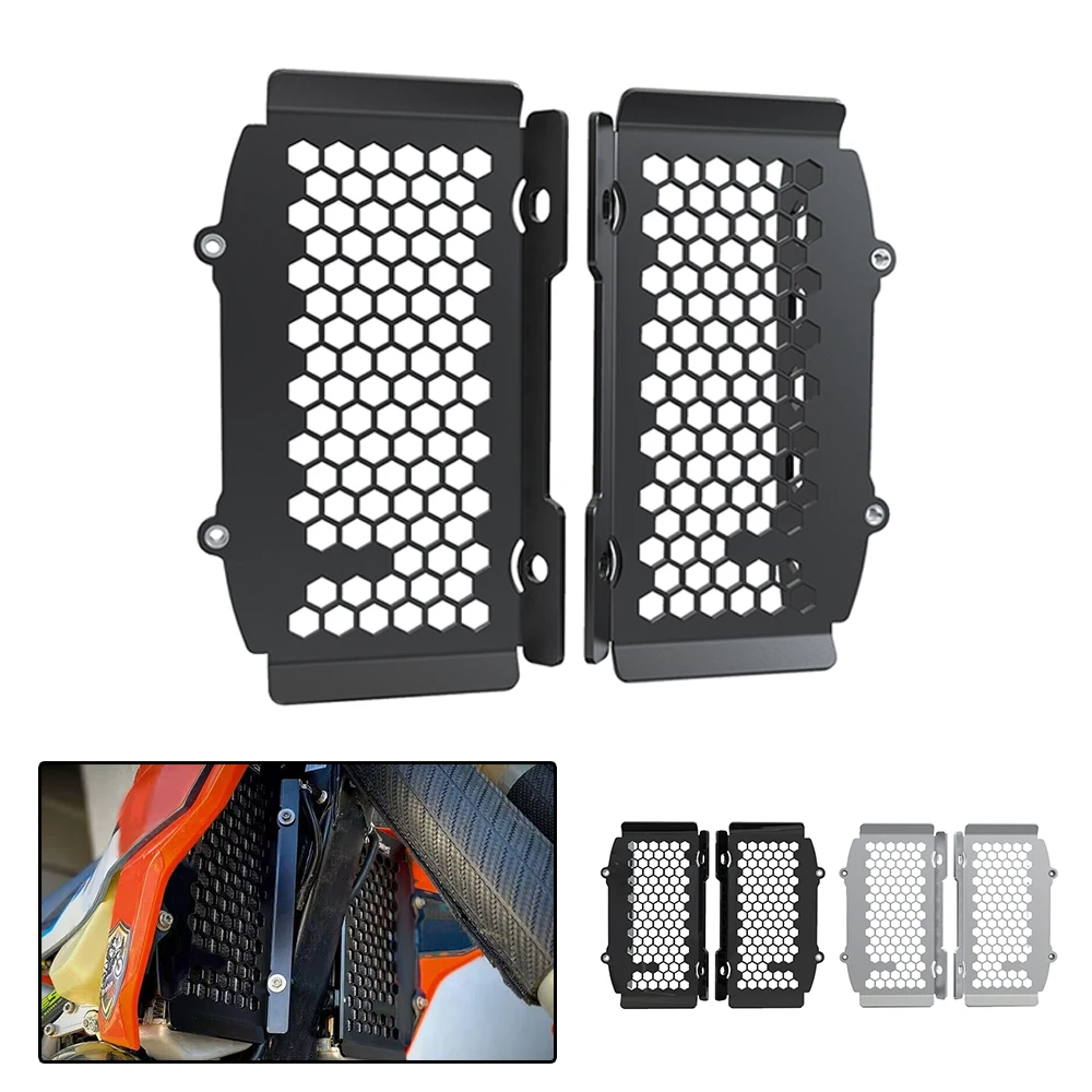 

For GASGAS EC EX MC 125 250 300 250F 350F 450F 2021 2022 2023 Dirt Bike New Radiator Grille Guard Protection Cover CNC Alumiunm