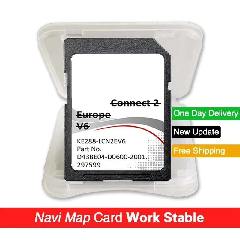Tarjeta SD para Nissan Connect 2 V6 LCN2 SAT NAV, Cubre Toda Europa, E-NV200, Note, Juke, Leaf, Micra