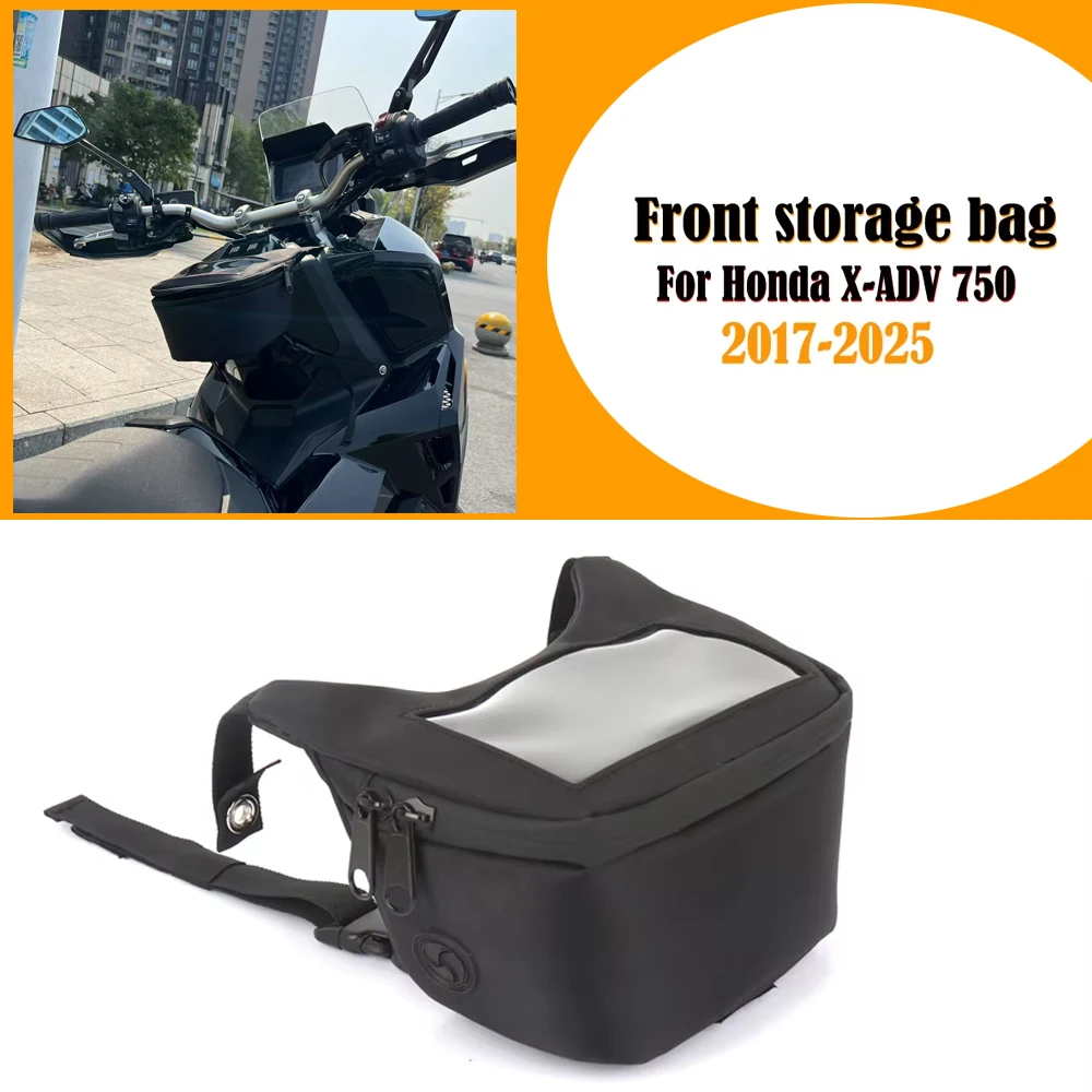 

New Motorcycle For Honda X-ADV 750 XADV750 2017-2025 handlebars travel bag motorcycle waterproof and dustproof front storage bag