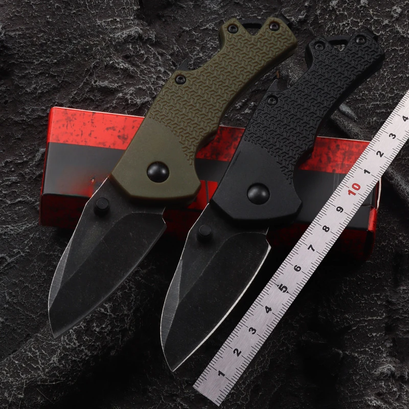 

New 8337 Outdoor Camping Folding Knife 8CR13 Blade G10 Handle Pocket Survival Tactical Hunting Utility Keychain Knives EDC Tools