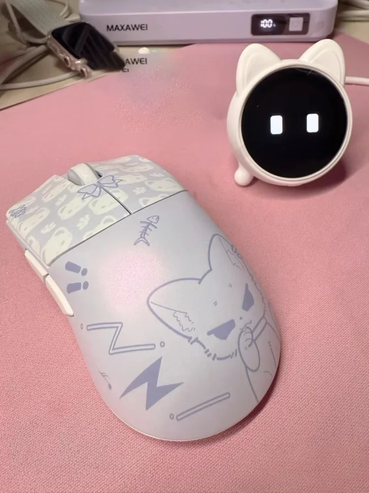 

Wlmouse Huan 3-mode Wireless Mouse PAW3950HS Magnesium Alloy No Hole Low Delay Wireless Wired Dual 8K Mice PC E-Sports Accessory