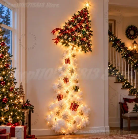 LED Santa Sleigh Wall Light 6