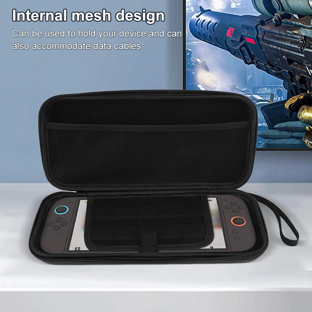 

PU Carrying Case & Screen Protector for Switch2 Protective Travel Bag Anti-scratch Carrying Bag Zipper Handbag Games Accessories