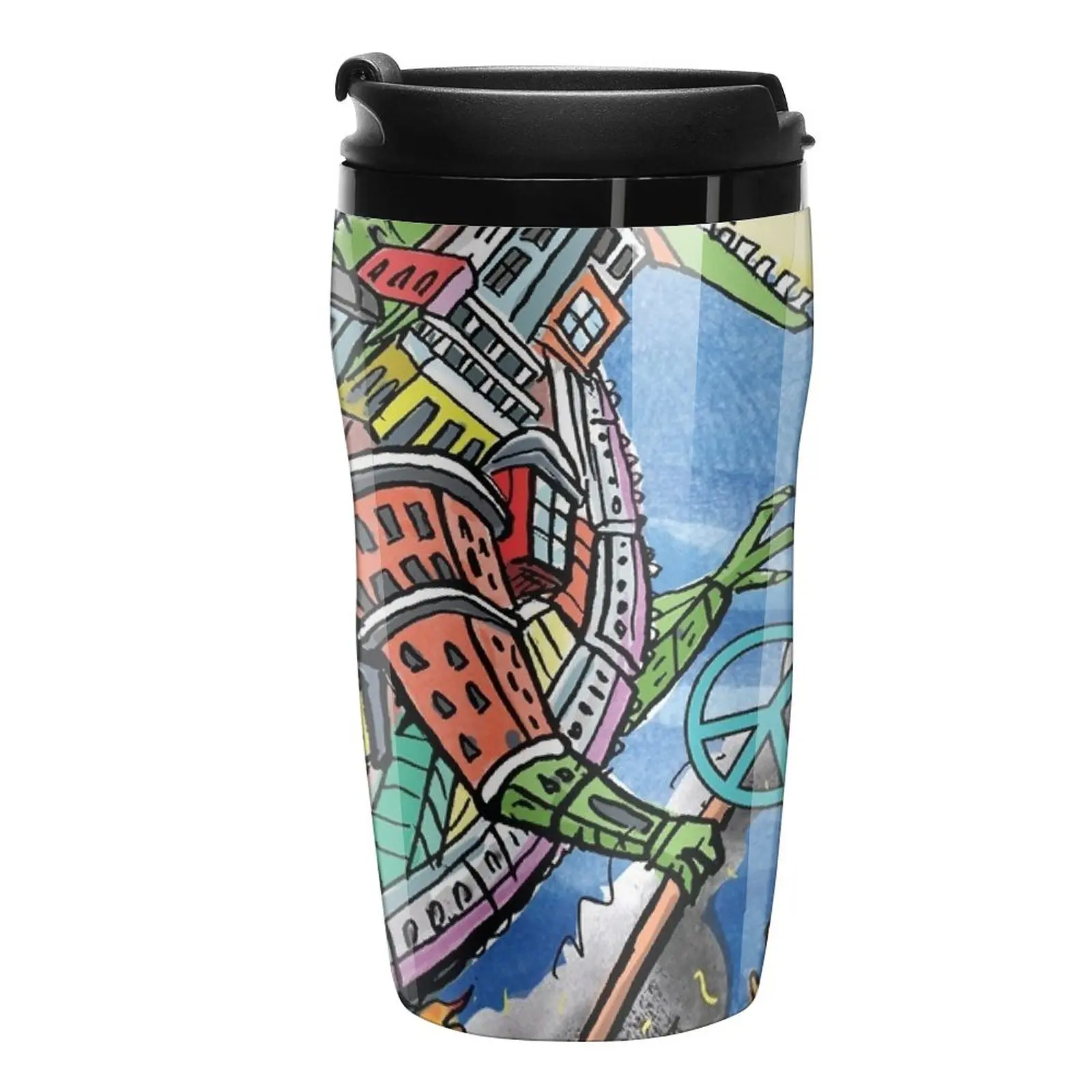 

New Urban Zilla Travel Coffee Mug Thermos Cup Original And Funny Cups To Give Away Cups Coffee