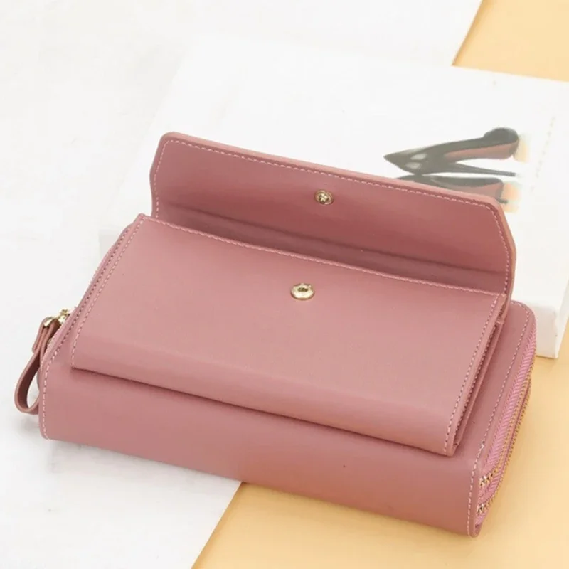 Brand Designer Wallets Women Many Departments Clutch Wallet Female Long Large Card Purse Ladies Handbag Ladies Zipper Bags