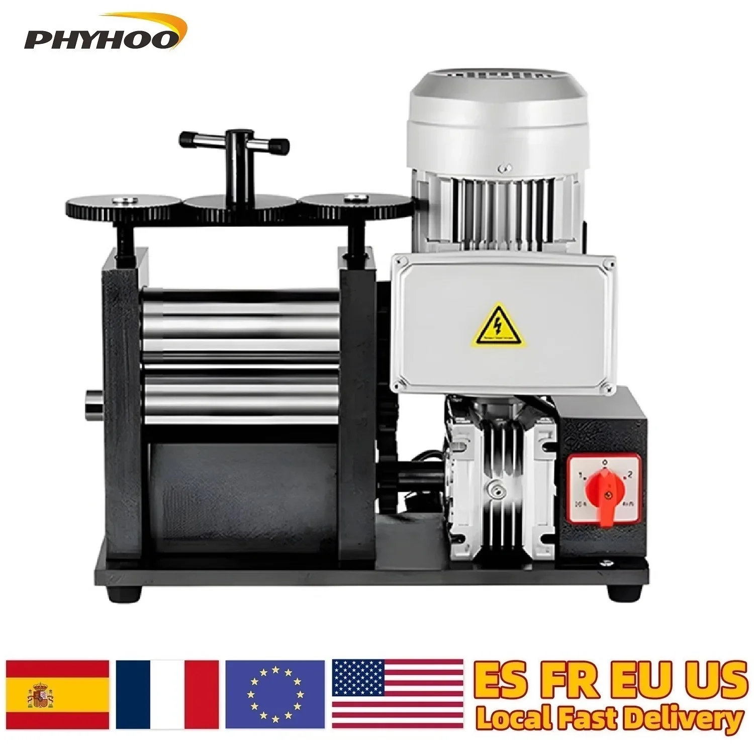 

PHYHOO электрическая прокатная мельница 370 Вт 750 Вт машина для изготовления ювелирных изделий из золота и серебра 120 мм/160 мм лист квадратный полукруглый валик из проволоки