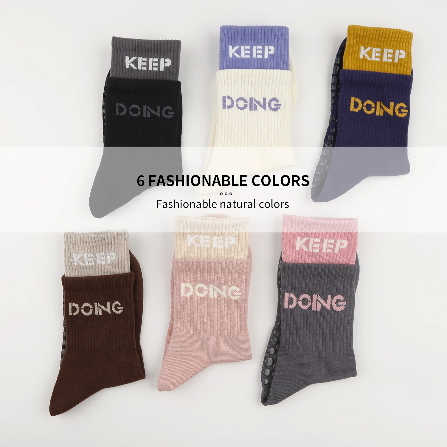 Women's boneless Pilates non-slip socks sports socks stockings fitness autumn and winter running socks yoga socks