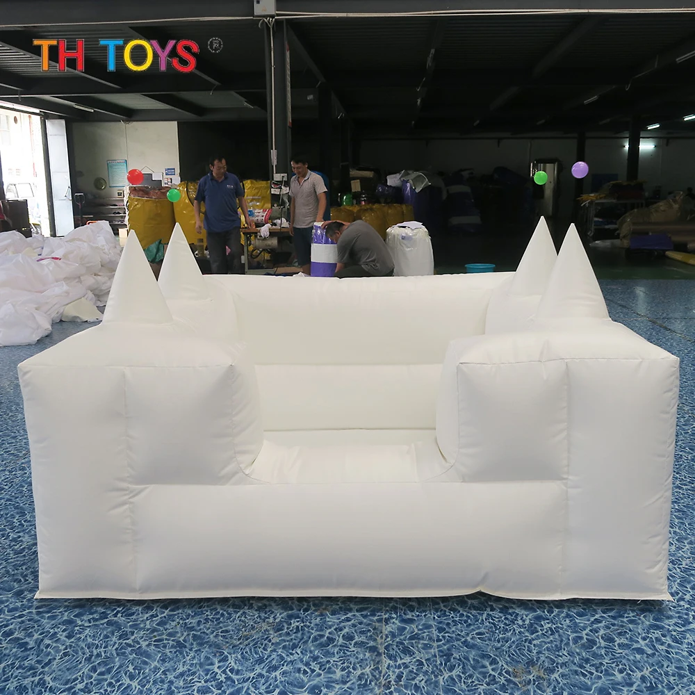 2x2m/3x3m/4x4m 결혼식 경비원 호버 공 풍선 카니발 게임 장난감에 대 한 흰색 풍선 공 풀 송풍기