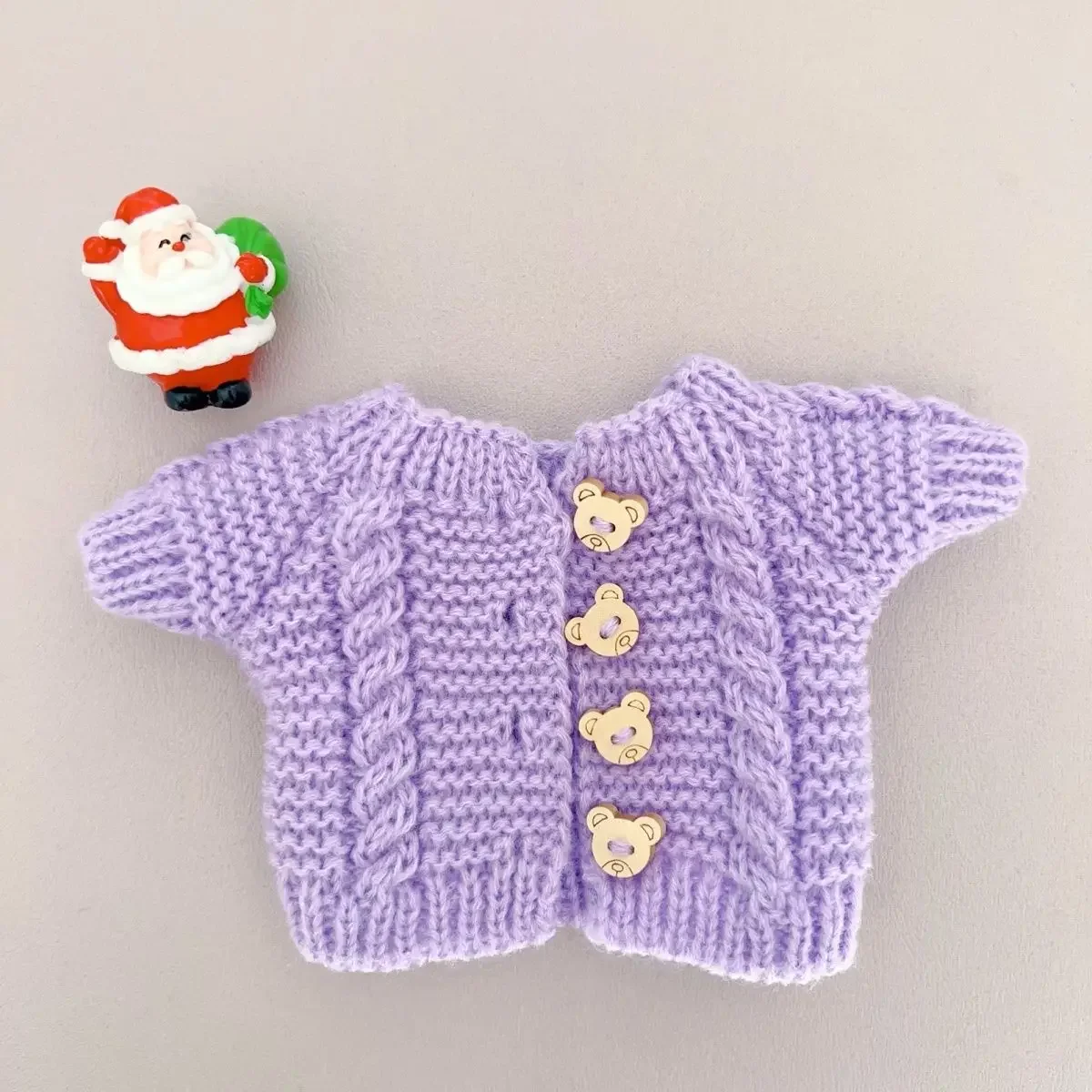 20cm Doll Clothes Knitted Sweater Hat Cute Cotton Doll Sweater Coat Changing Dressing Game Playing House Accessories Gift