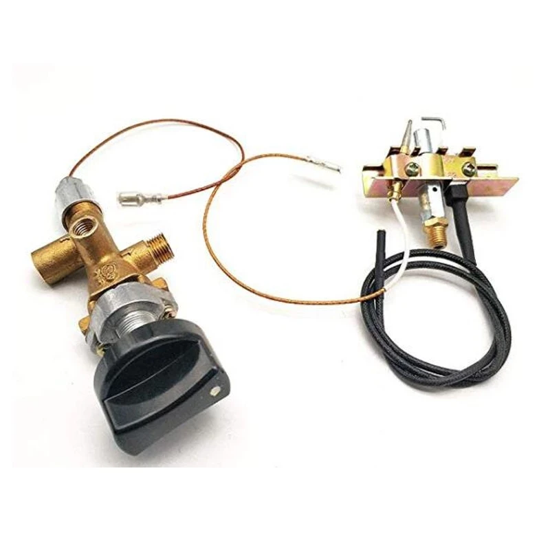 Propane Fire Pit Main Control Brass Safety Valve Gas Heater Fireplaces Replacement Pilot Assembly Kit