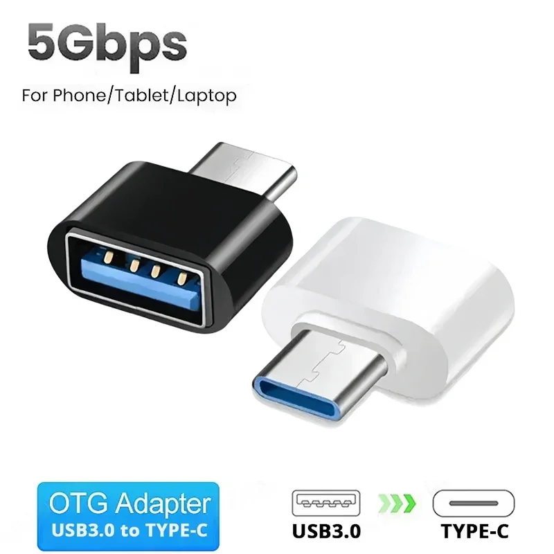 USB 3.0 Type-C Adapter OTG Cable Type C USB-C OTG Converter USB 3.0 Female to Type C Male Converter for Android Phones