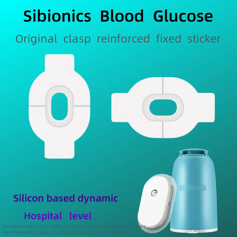 Sibionics Medizinisches Klebeband, Wasserdichtes Klebeband, Klebesensor, für Baden, Schwimmen, Sport, Silikon-Klebeband, Fixiersticker