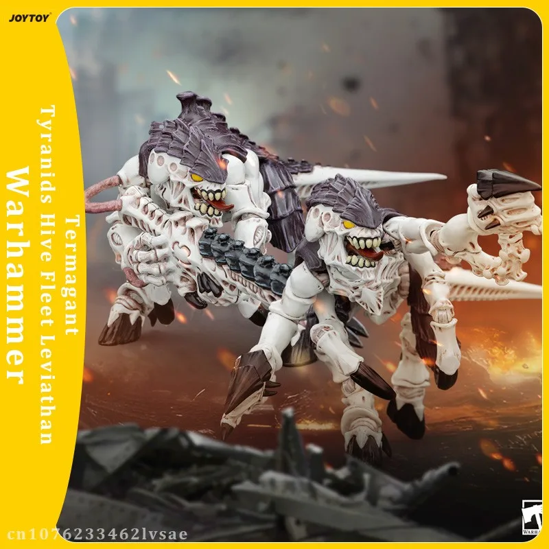 JOYTOY Warhammer 40K Tyranids Hive Fleet Leviathan Termagant with Spinefists with Spike Rifle 1/18 10cm Action Figure Toy Gifts