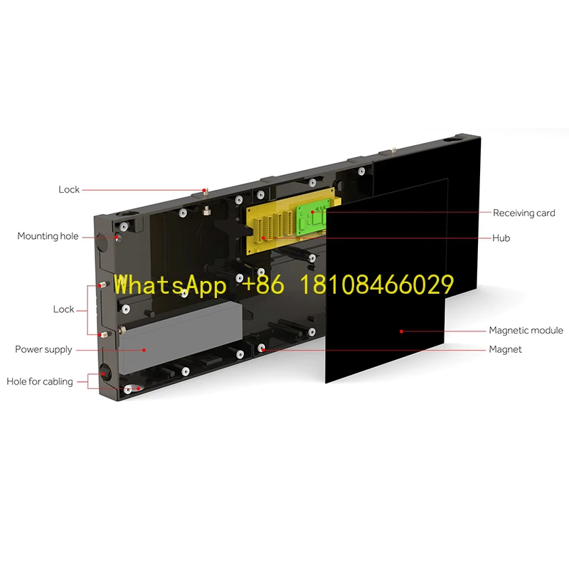 

Front Service LED Screen Display Indoor Video Wall Panel
