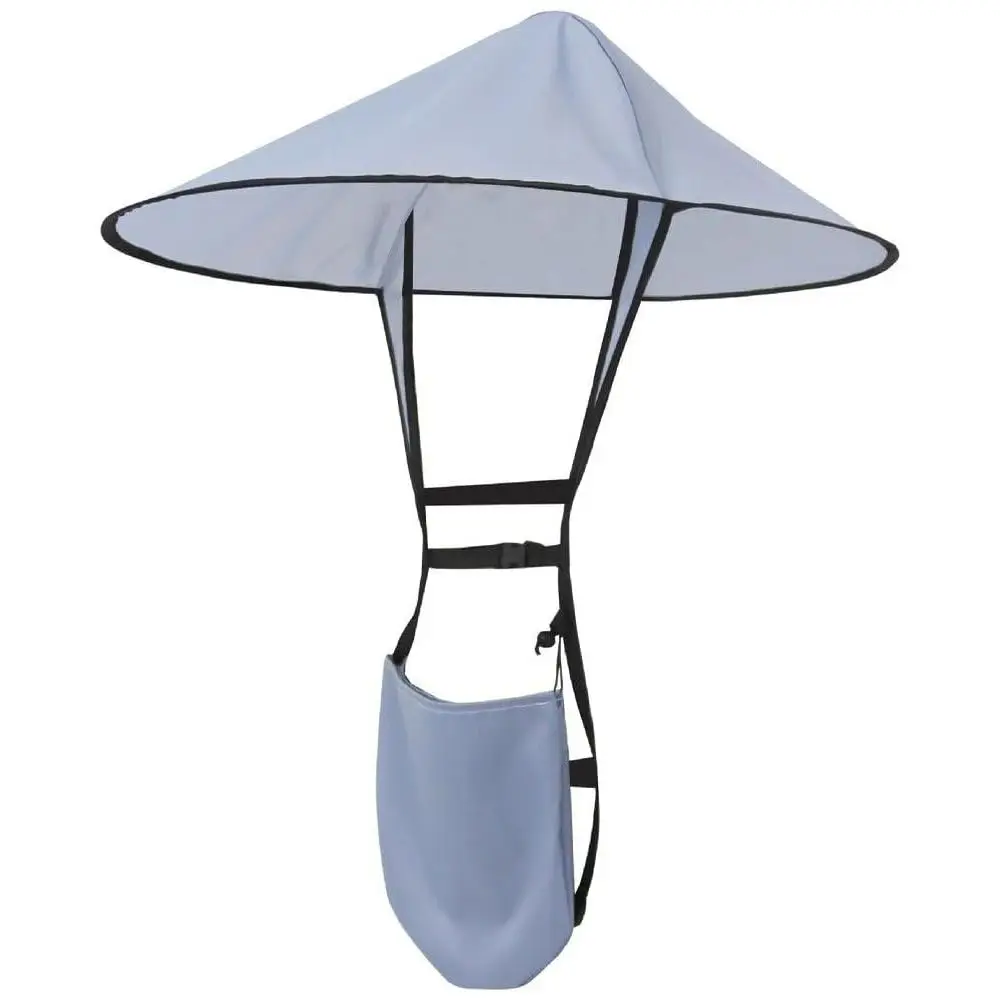 

Upgraded New Portable Prayer Sun Hat Lightweight Polyester Umbrella Hat Foldable Easy to Use Sunshade Headwear Outdoor