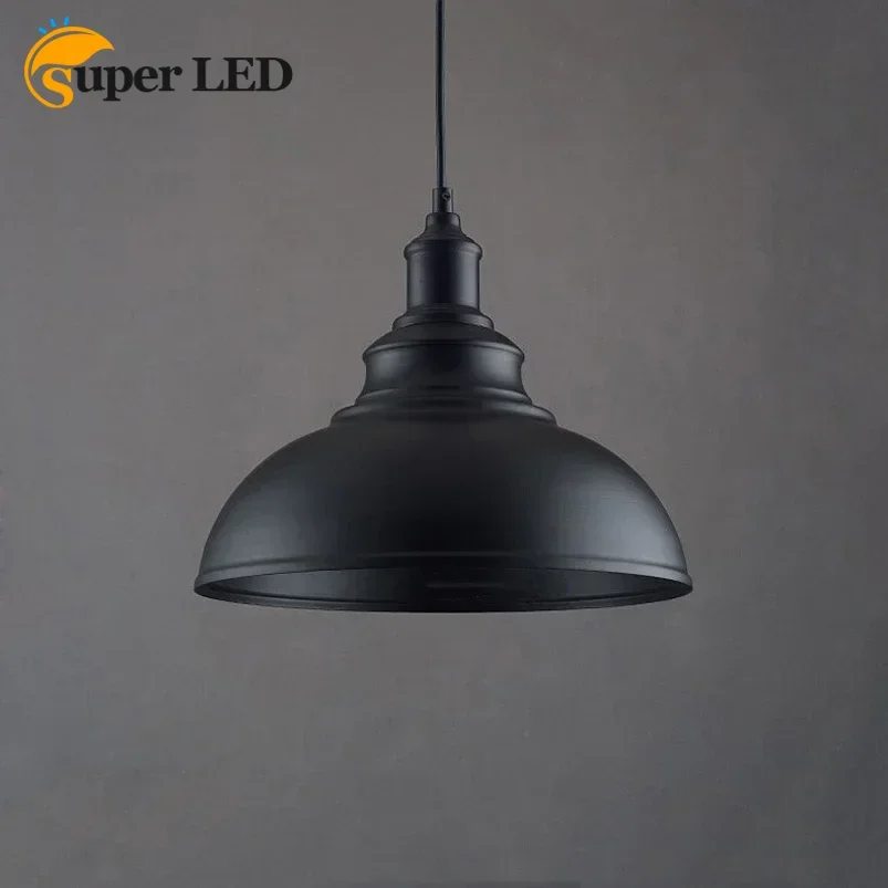 

Vintage Loft Retro Hanging Lamp Bar Kitchen Office Dining Room Cafe Restaurant Black/Silver/Copper Chandelier E27 Pendant Lights