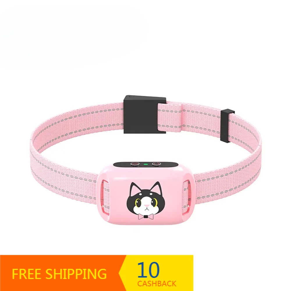 Rechargeable Automatic Dog Bark Control Collar Plastic Compact Lightweight 2 Sensitivity Levels Safe