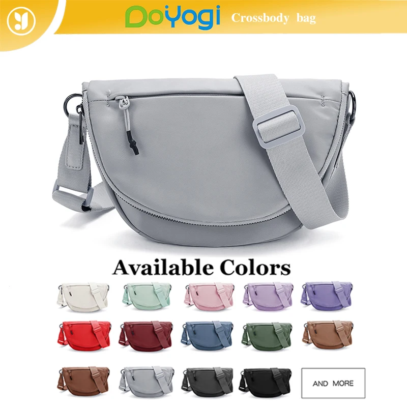 

DOYOGI Nylon lulu Student School Bags Handbags Shoulder Bag Casual Chest Bag Football Crossbody Bags For Teenager Messenger Bag