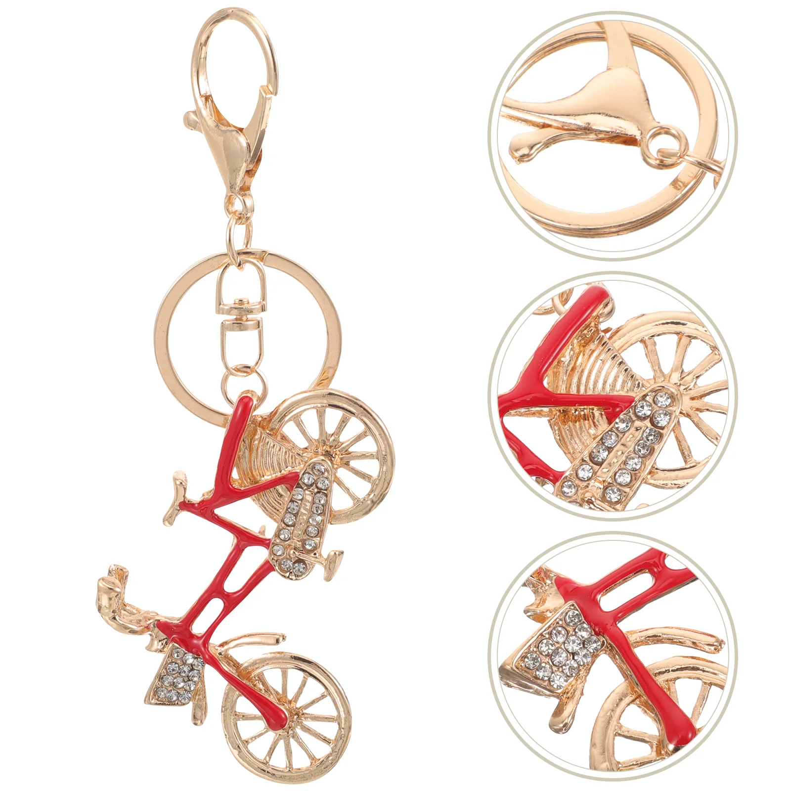 Bike Keychain Mini Bicycle Rings Delicate Hanging Keyring Charms Chains Women Electric