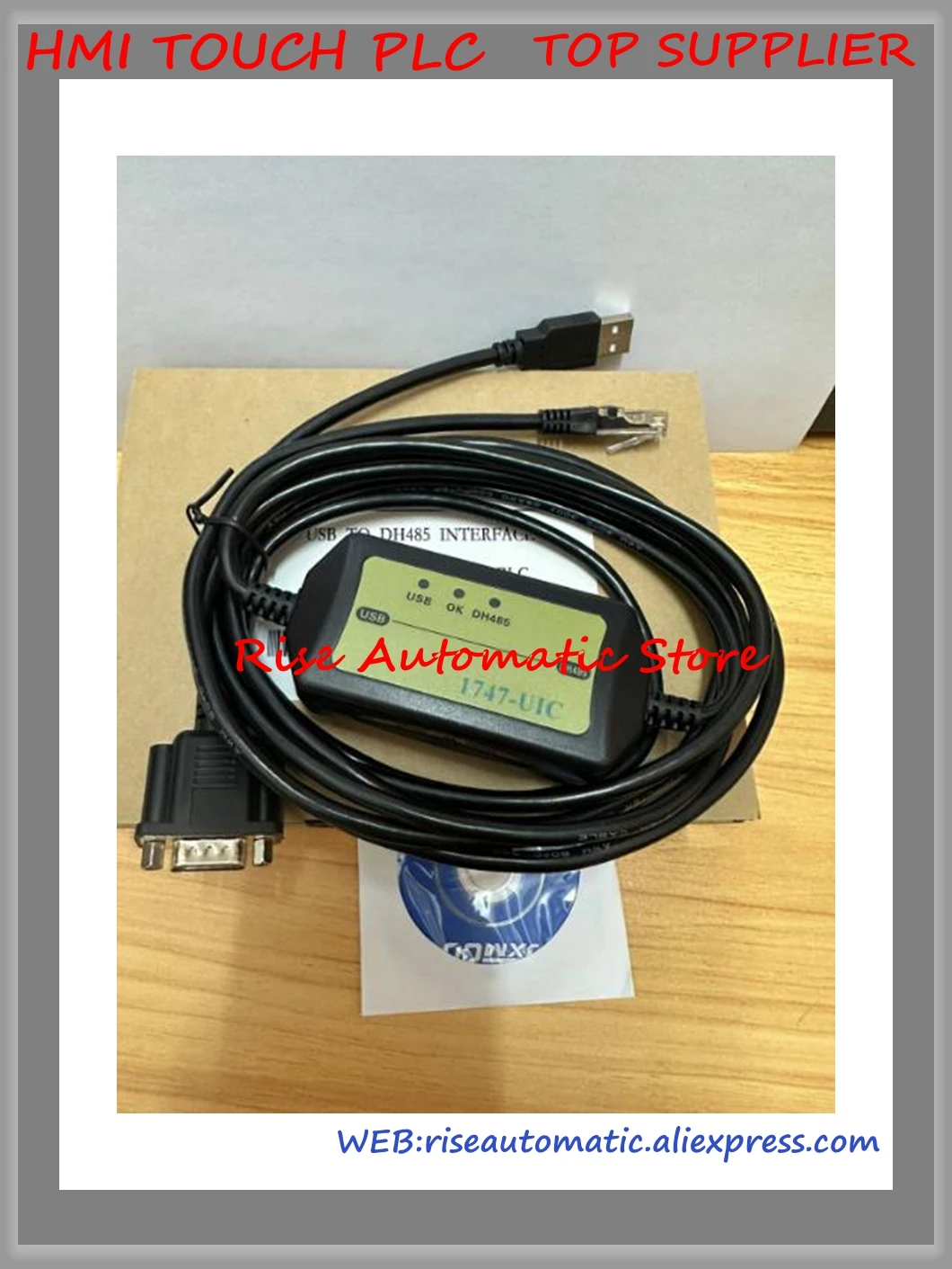 Upgrade 1747-UIC USB Interface Adapter For A-B SLC5/01/02/03/05 Series PLC 1747UIC 2.0