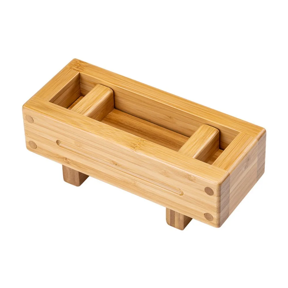 

Rice Mold Box Wooden Sushi Press Mold Portable Rectangular Rice Mold Flat Press Sushi Press Maker Cooking