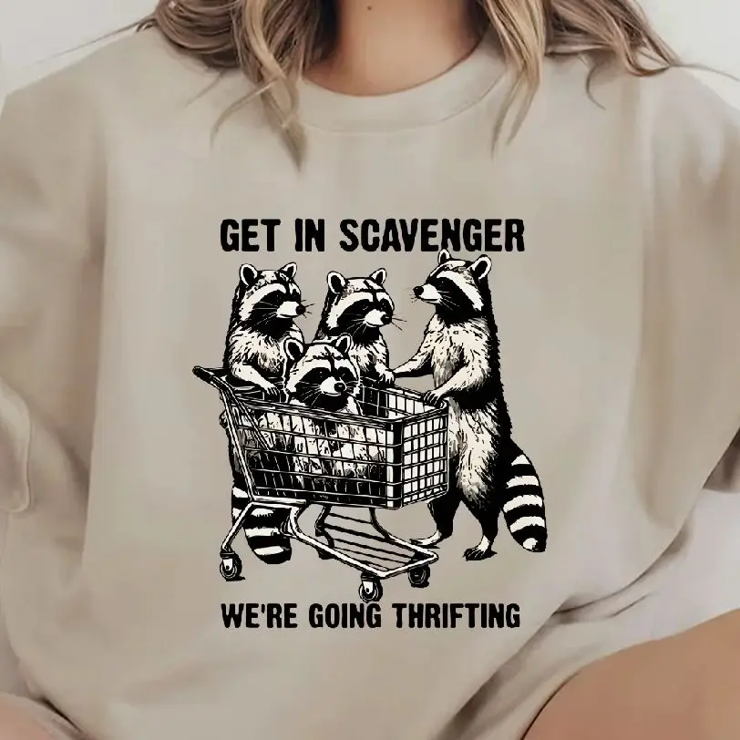 

Funny Unisex Sweatshirt Long Sleeves Casual Hoodies Stylish Pullover Daily Wear Multiple Colors Versatile Get In Scavenger