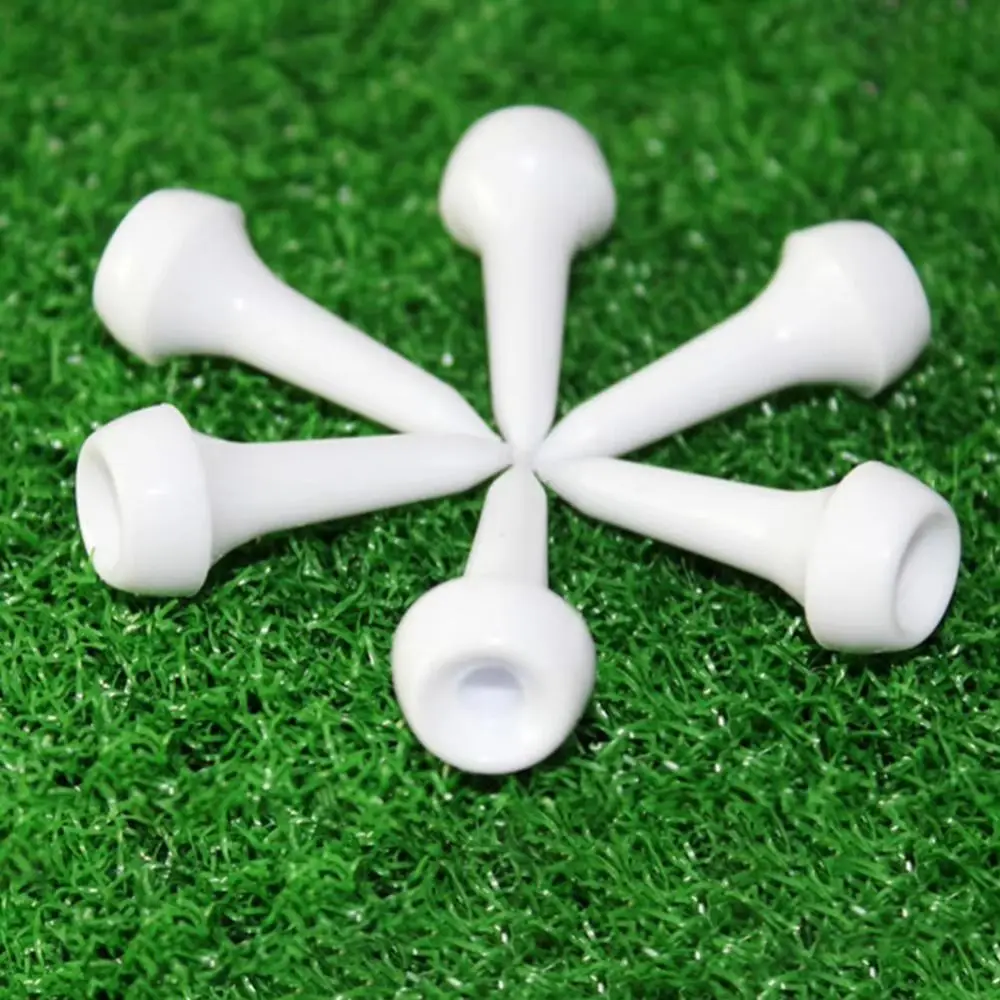 50pcs Multi-Color Golf Ball Pegs Precise Swing Plastic Mushroom Ball Nail Durable Replacement Golf Tee Swing Improvement