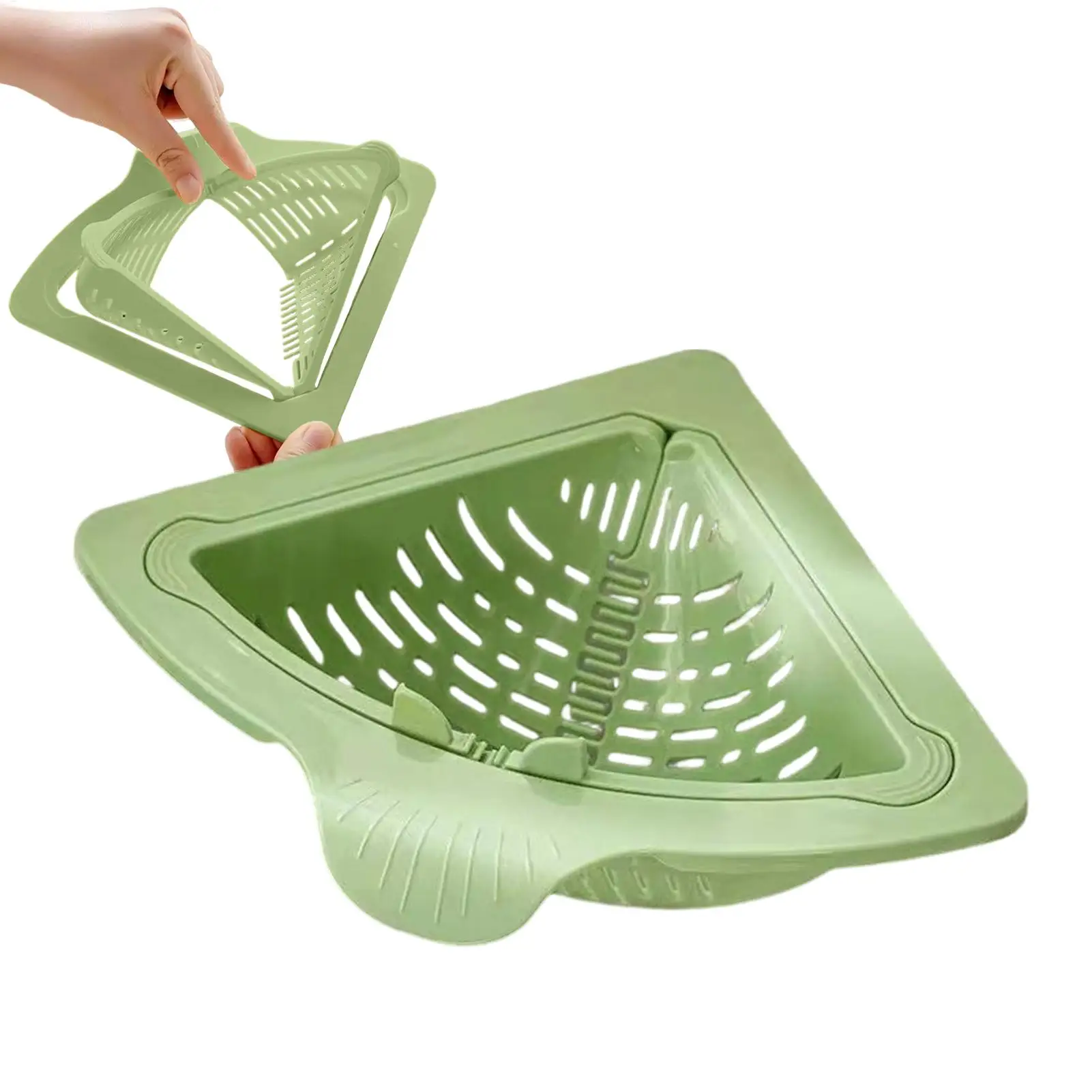 

NEW Magnetic Sink Drain Basket Anti-Clog Food Catcher with Sponge Holder, for Fruit Vegetable Noodle Washing