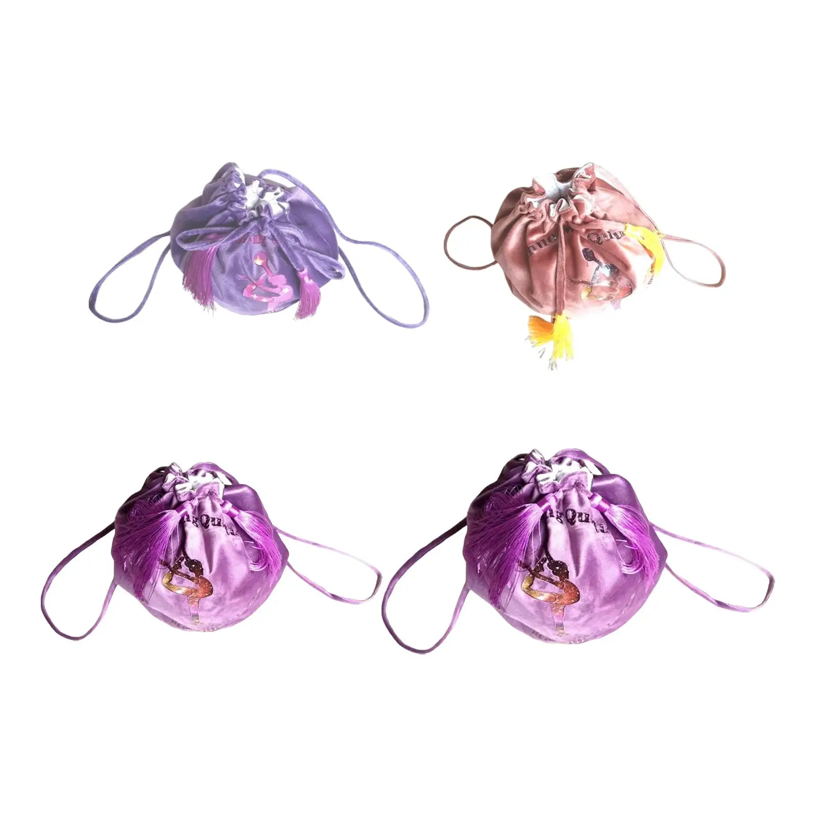 

Портативная бархатная сумка-рюкзак на шнурке для гимнастического мяча, мини-спортивная сумка через плечо для танцев и пляжа