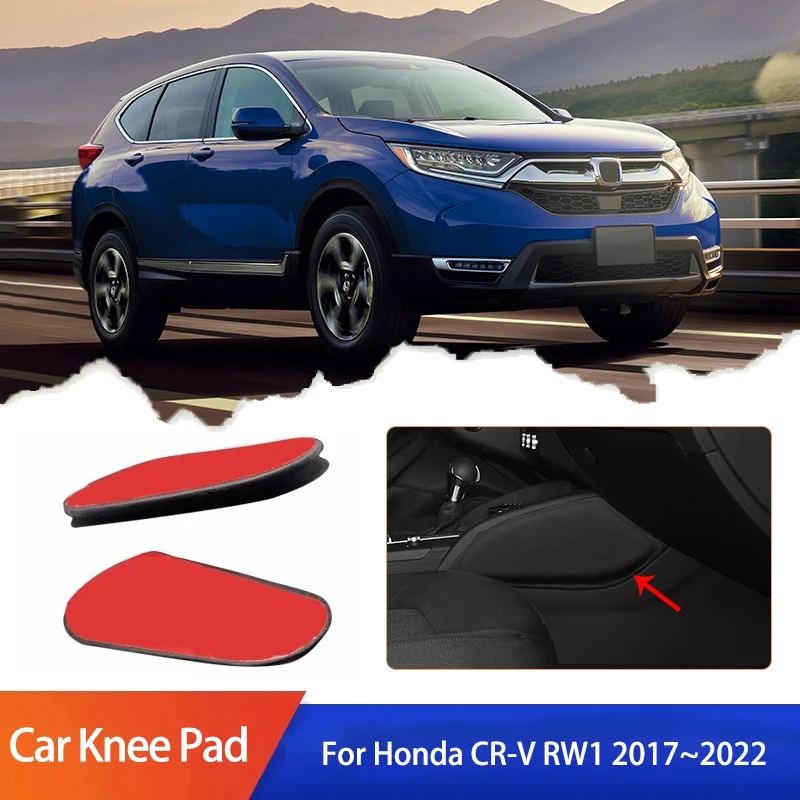 

For Honda CR-V RW1 RW2 RW3 MK5 5th 2017~2022 Car PU Lether Center Control Leg Knee Rest Cushions Elbow Pad Thigh Support Cushion