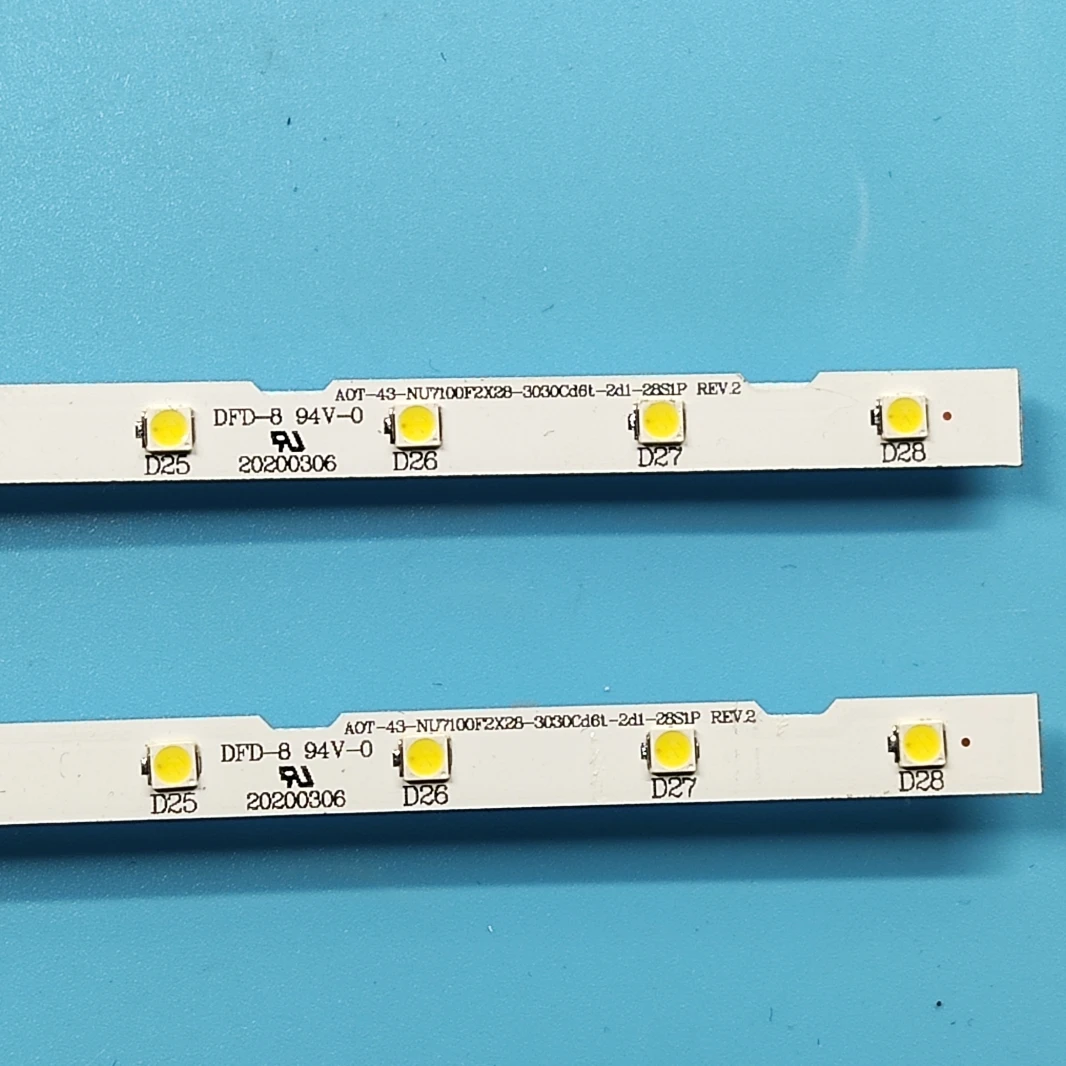 LED backlight strip for S amsung UA43N5500AK UA43NU7090W UA43NU7100 UA43RU7100J UE43N5500AU UE43NU7125K CY-NN043HGAVDH