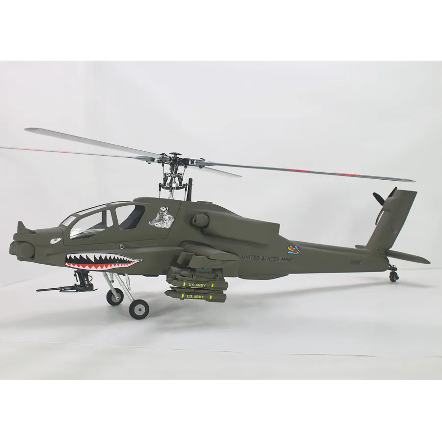 AH-64 アパッチ　ラジコンヘリボディ　（５００サイズ用) FLISHRC FL500 V2 AH-64 アパッチ 500サイズ スケールヘリコプター 4