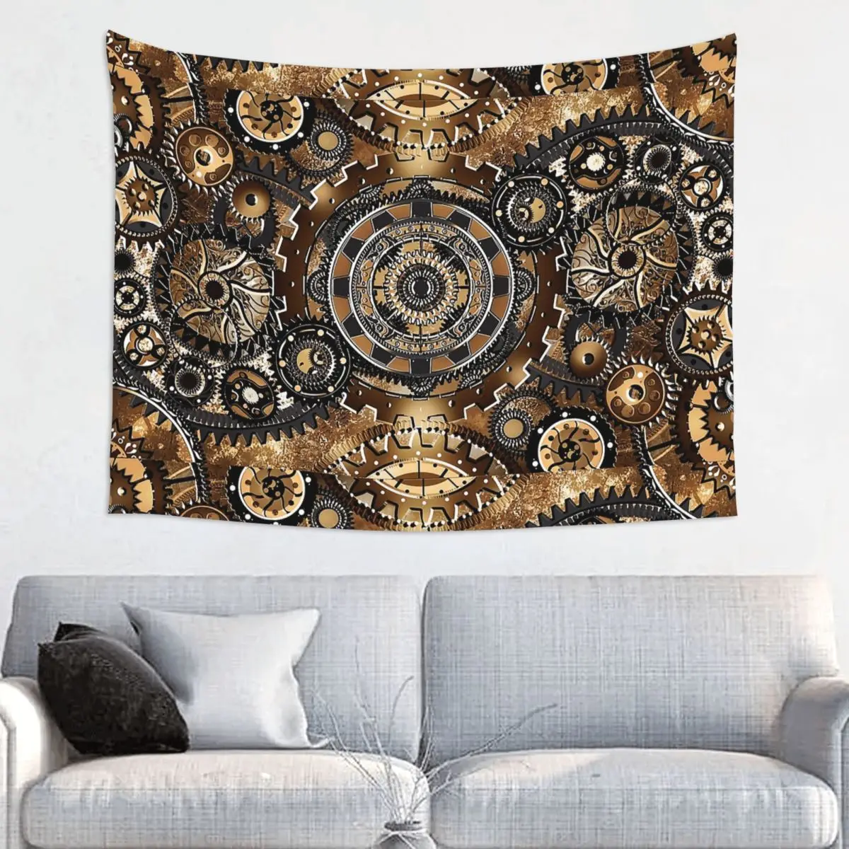 Sun And Moon Vintage Tarot Tapestry Bohemian Wall Hanging Fortune Witch Occult Pagan Room Decor Curtain Witchcraft Wall Tapestry