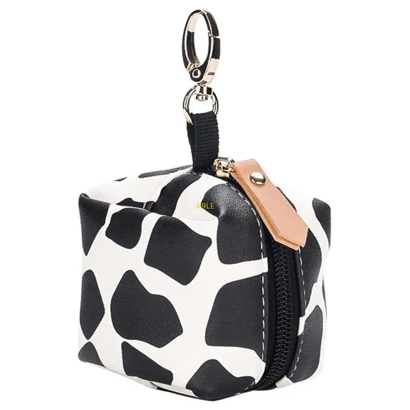 

Pacifier Case with Clip Baby-Pacifier Holder Waterproof PU acifier Holder Case