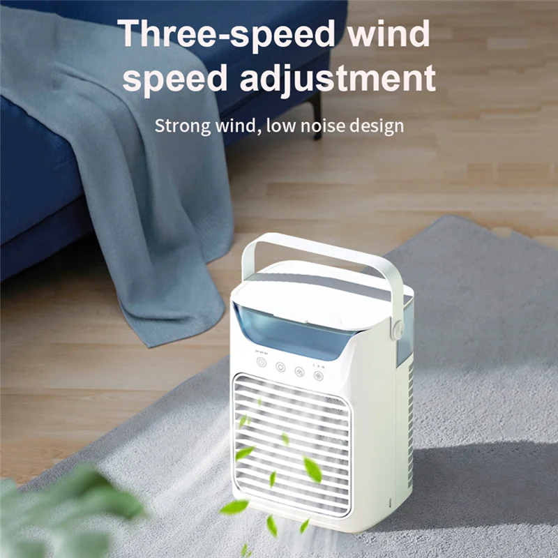 LITE-ポータブルエアコンファン ミニエアコン 3段階風量調節 加湿機能付き ルーム/寝室/オフィス/デスク用