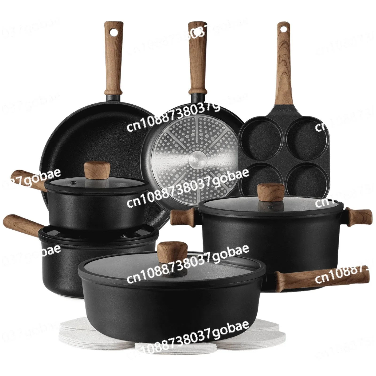

Household frying pan set