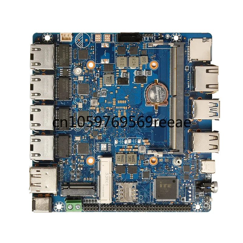 Fanless Pfsense Motherboard Cpu in-tel 12th N95 N100 N300 4 Lan I225v Network POE Port POS Gateway Firewall Nano Pc Motherboard