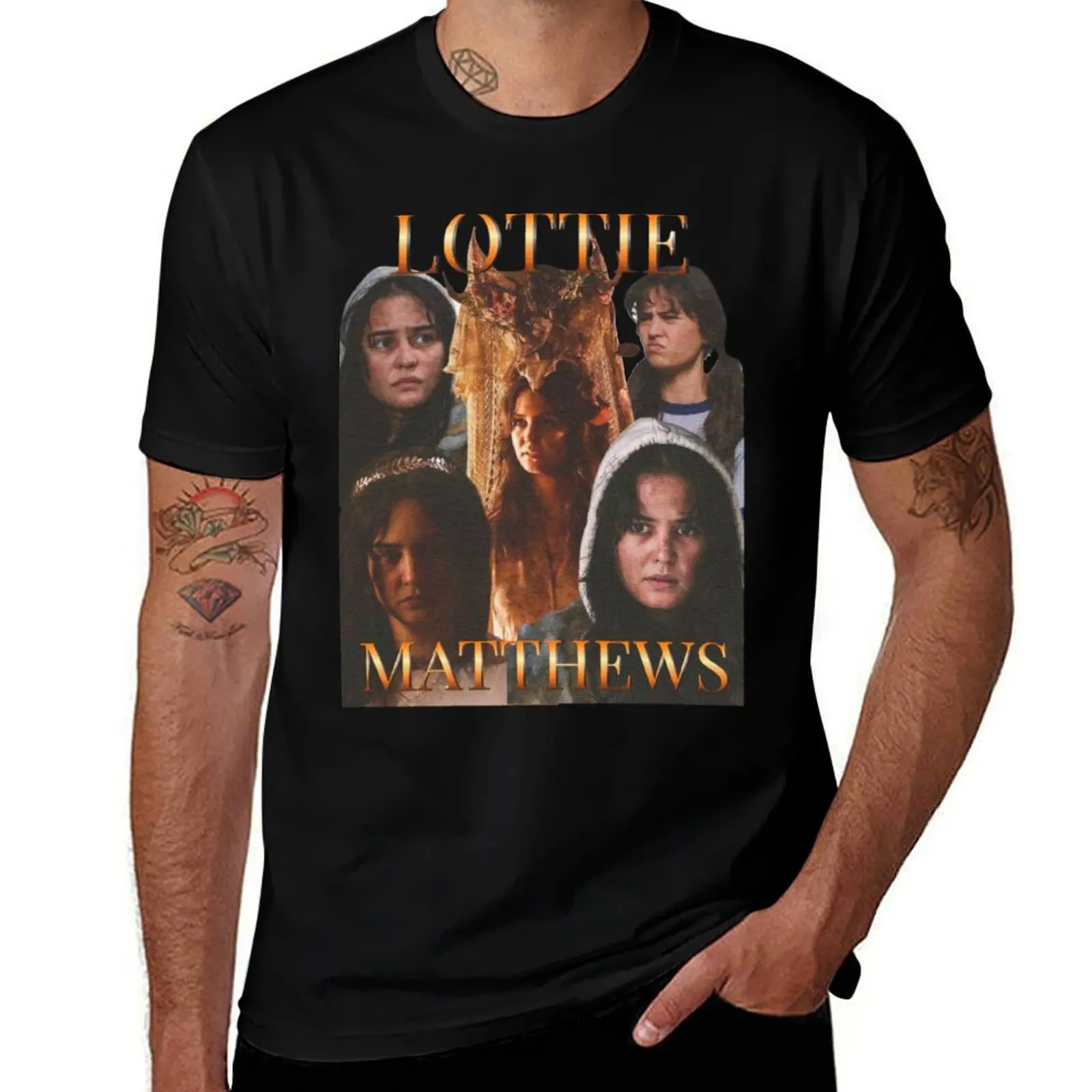 

Lottie M Yellow jackets Vintage T-Shirt cheap stuff blue archive anime clothes mens cotton t shirts