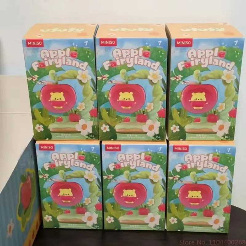 2025 حار الأصلي Ufufy أبل أرض الخيال سلسلة صندوق أعمى لطيف الحلي شخصيات كرتونية صندوق غامض اللعب هدايا عيد الميلاد