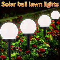 9PCS Solar Garden Lights Outdoor Waterproof Pathway Landscape Lawn Lamps Solar Powered LED Lights for Yard Patio Driveway Decor