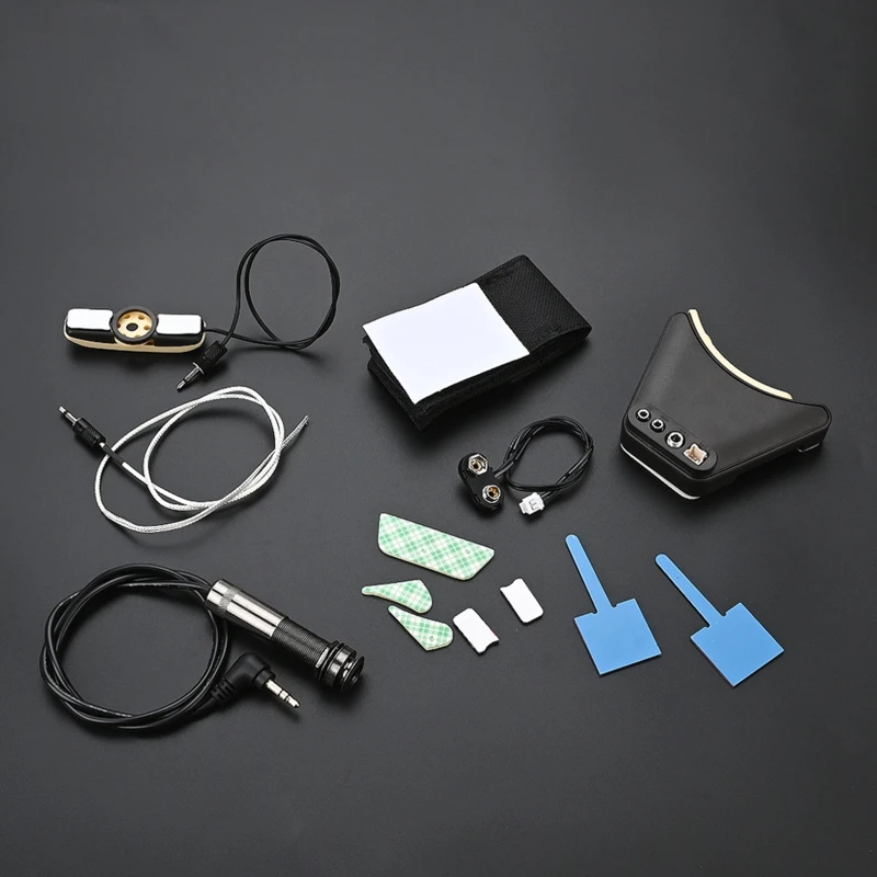 

Folk Acoustic Guitar Pickup Guitar Equalizers Piezo Pickup Amplifier Tuner Microphone Sound Hole Equalizers Piezo Pickup