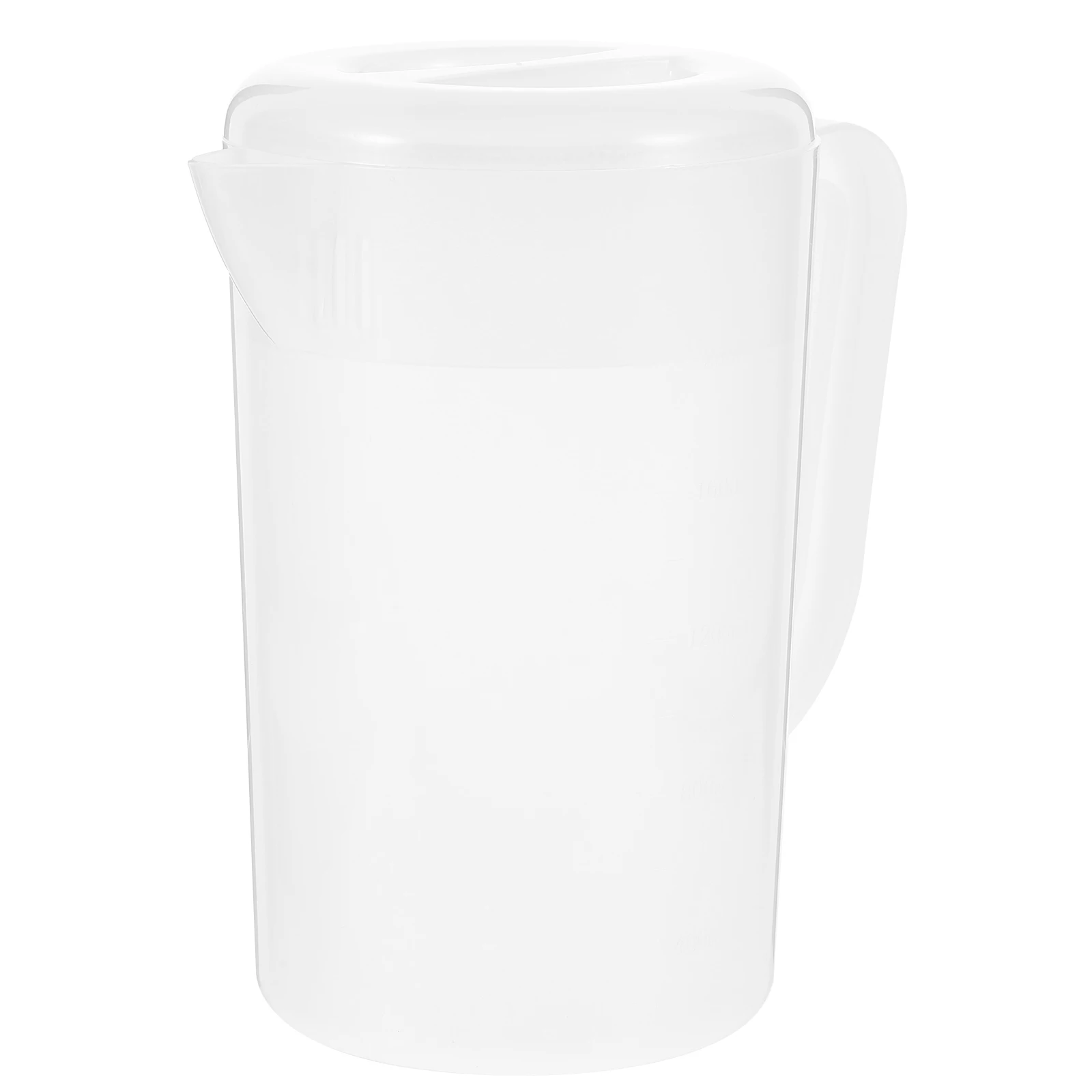 

2500ML Cold Water Pitcher Large Capacity Plastic Jug White Lid Refrigerator Tea Lemonade Juices Drinks Beverage Container