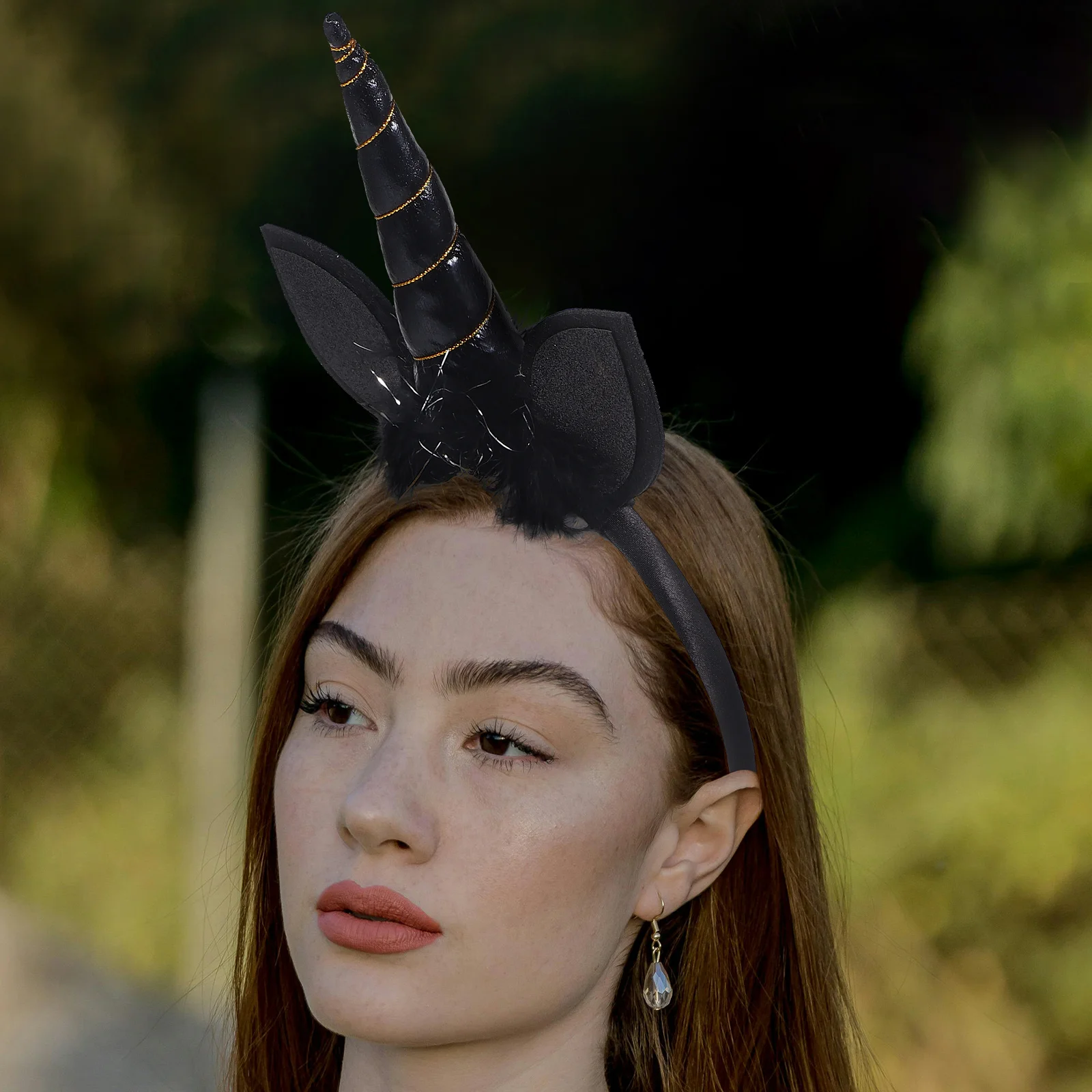 

Creative Unicorn Hair Hoop s Party Headdress Cosplay Decorative Photo Prop Lightweight Non-Slip Design Fun Atmosphere