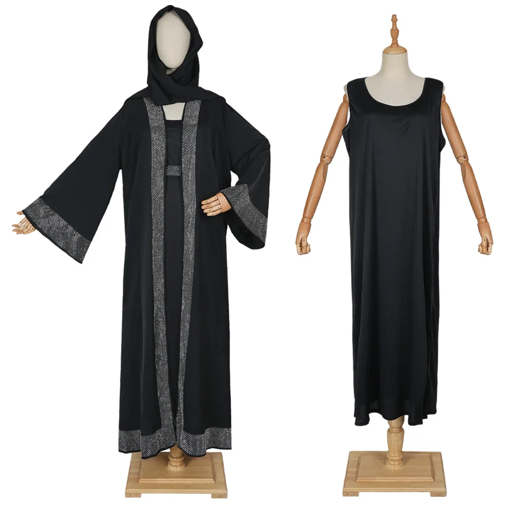 عبايات للنساء دبي فاخر 2025 شيفون بوبو موضة إسلامية قفطان مغربي فساتين حفلات الزفاف المسائية الملابس الأفريقية #6