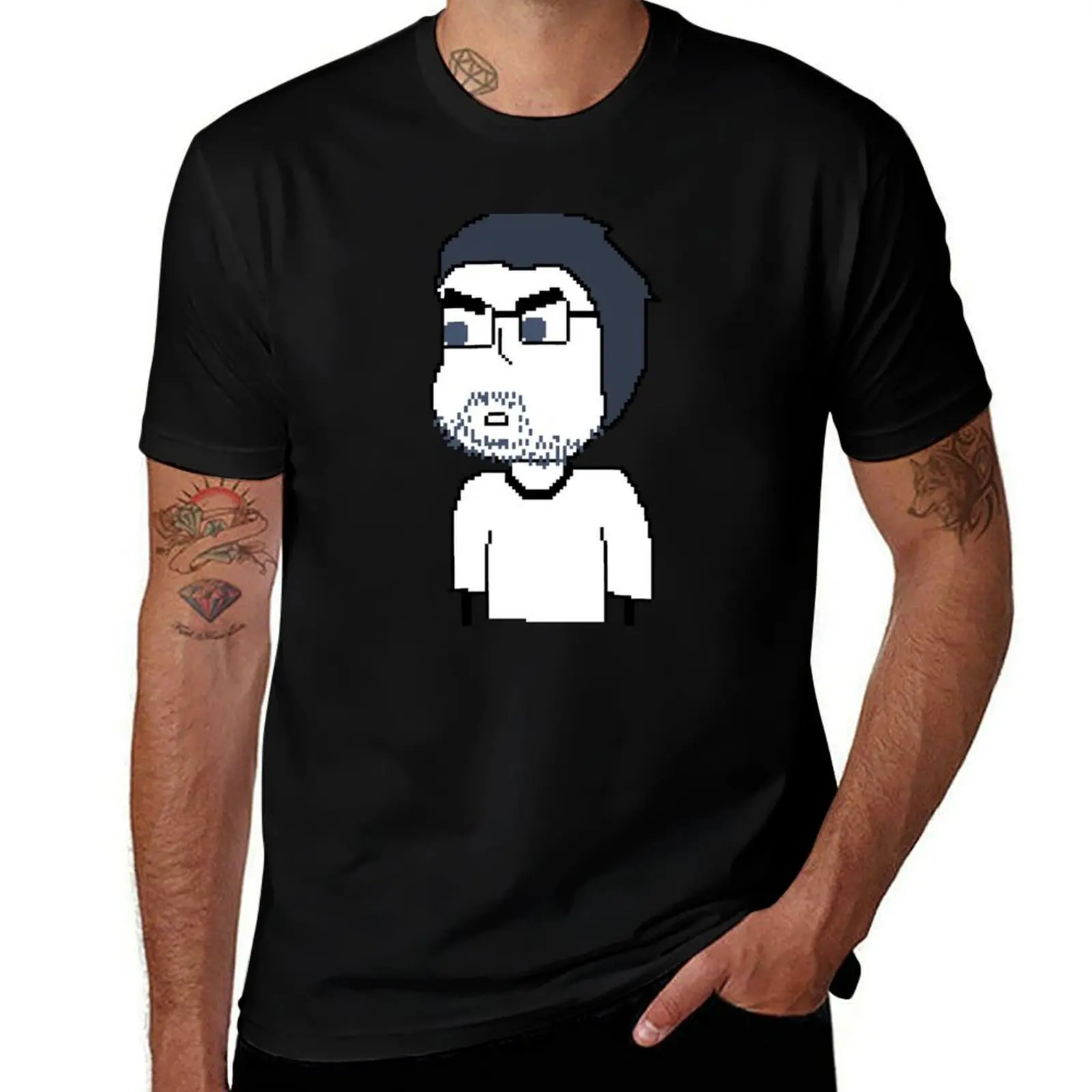 Футболка Gus Sorola RTAA-Pixel art (128x128) мужская футболка, хлопковая футболка высокого качества, мужская роскошная футболка