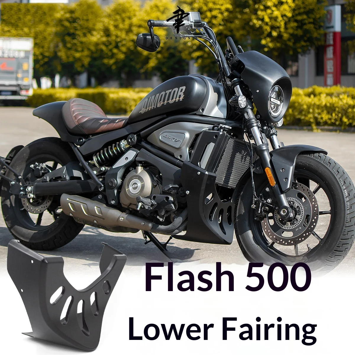 【Premium】For QJMOTOR Flash 500s modification, special non-destructive direct-mount decorative cover, same style as Liu Xiaozhi.