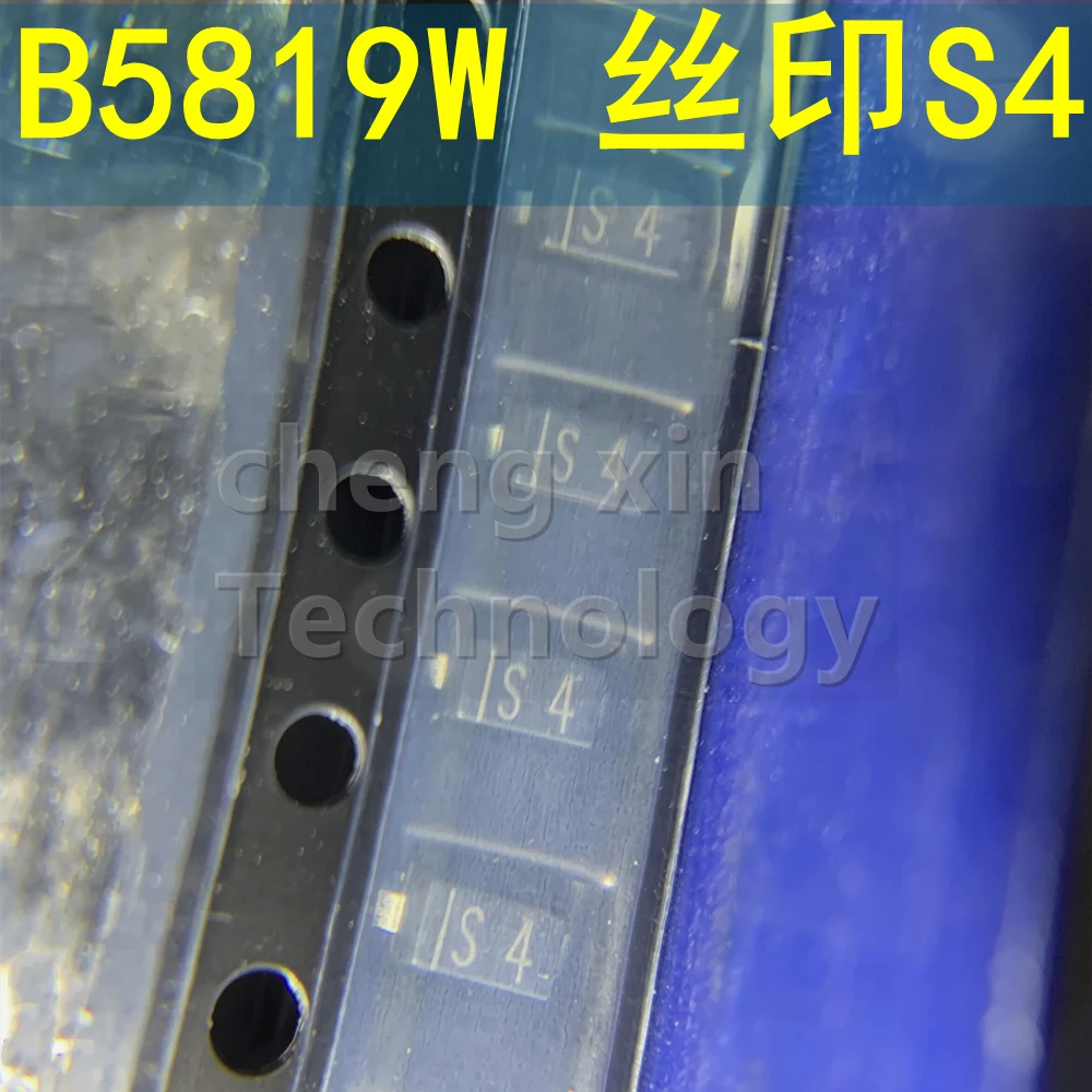 B5819W 20PCS 10PCS SOD-123 typing S4 Schottky diode Voltage 40V Current 1A B5819 1N5819W